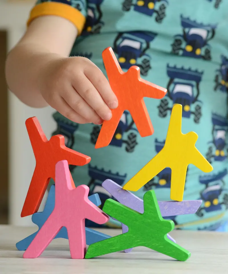 Bajo Wooden Stacking Acrobats 2