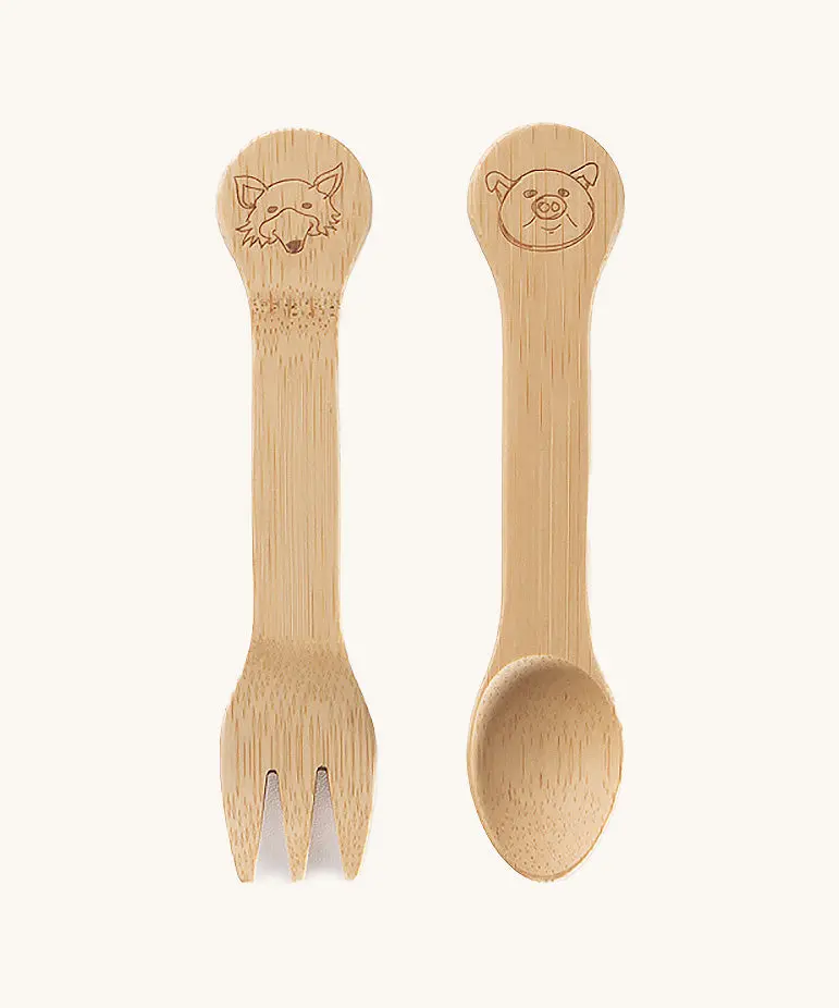 Bambu Kids Fork & Spoon 1