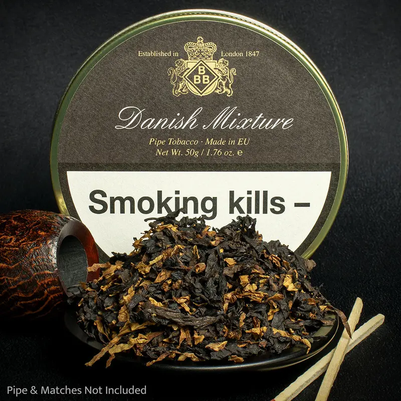 Bbb Danish Mixture Pipe Tobacco - 50G Tin 1