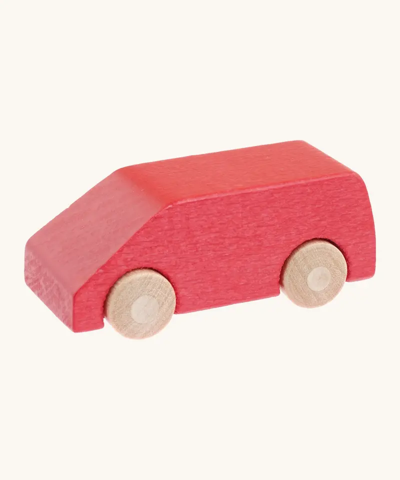 Beck Wooden Red Van Toy 1