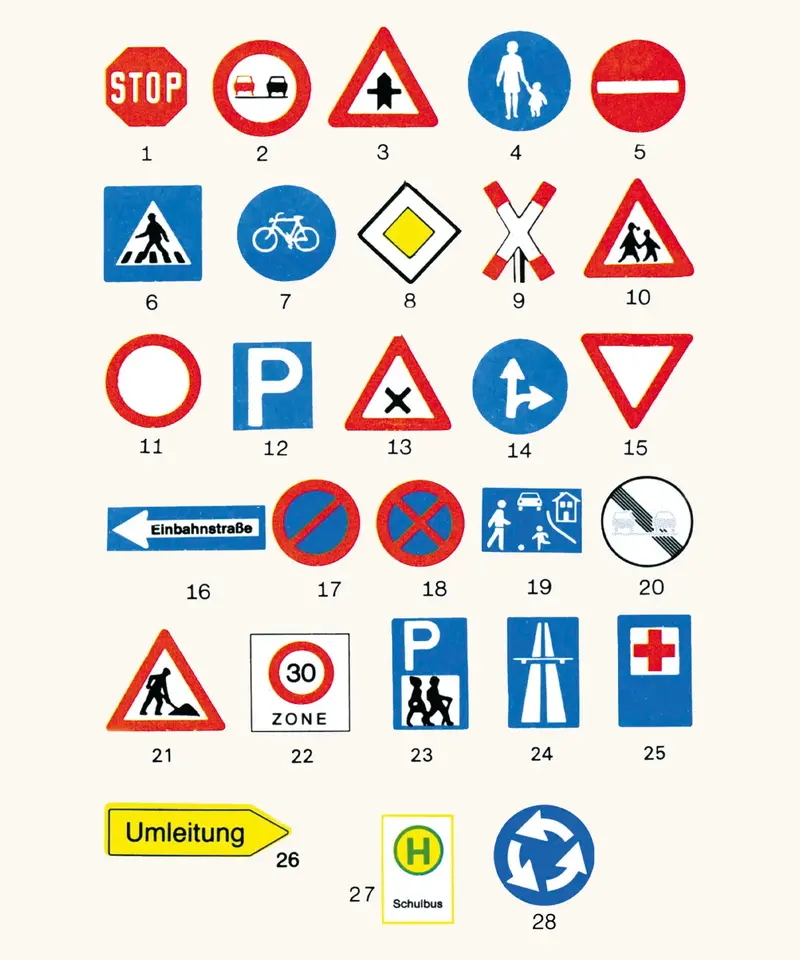 Beck Wooden Road Signs Set 2