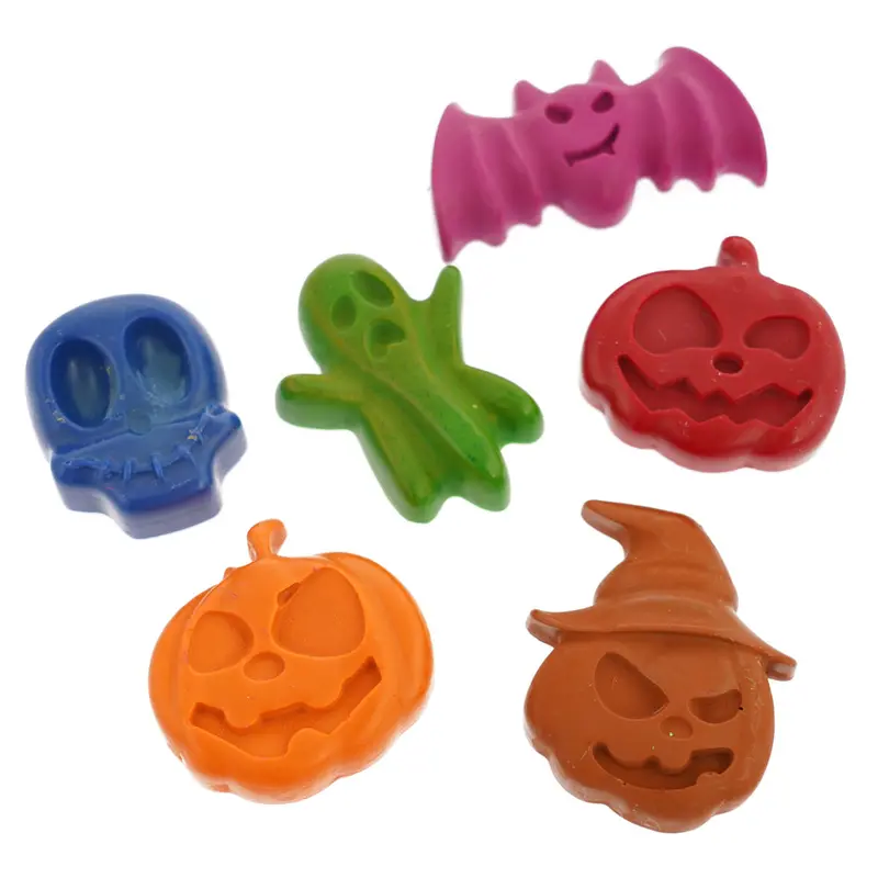 Bee Crayative Large Natural Beeswax Halloween Crayons - 6 Pack 1