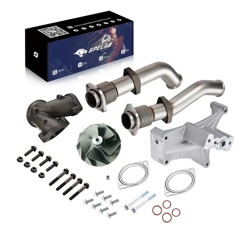 Bellowed Up-Pipe Kit & Ebpv & Turbo For 1999.5-2003 7.3 Powerstroke Diesel | Spelab 1