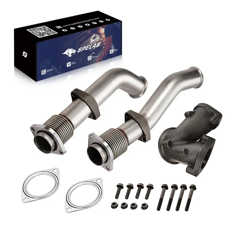 Bellowed Up-Pipe Kit & Ebpv & Turbo For 1999.5-2003 7.3 Powerstroke Diesel | Spelab 2