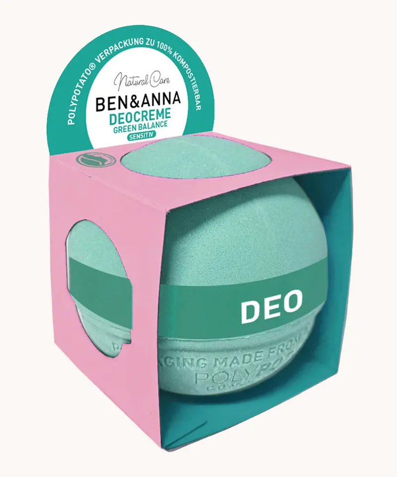 Ben & Anna Deo Creme Sensitive - Green Balance 45G 1
