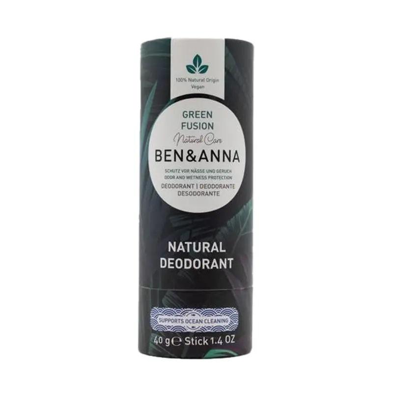 Ben & Anna Deodorant Paper Stick Green Fusion - 40G 1