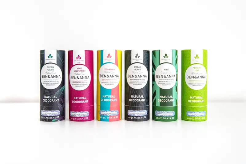 Ben & Anna Deodorant Paper Stick Green Fusion - 40G 2