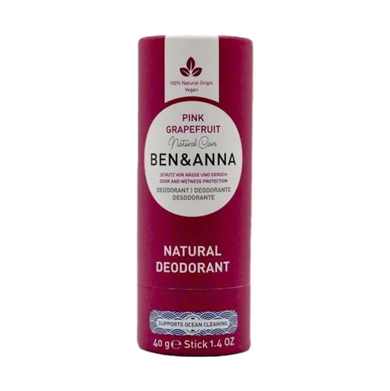 Ben & Anna Deodorant Paper Stick Pink Grapefruit - 40G 1
