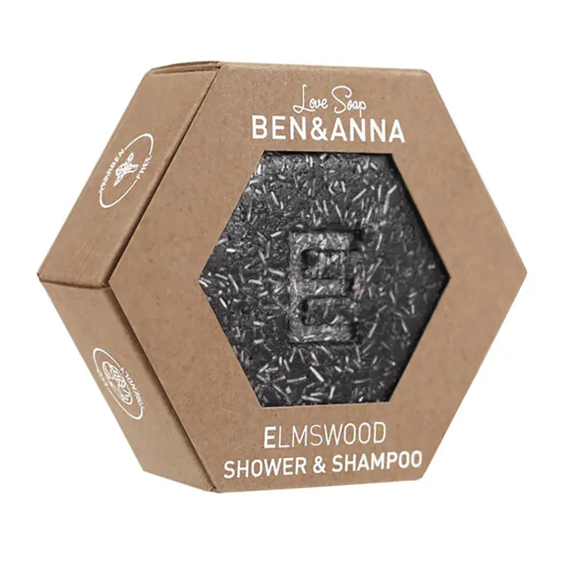 Ben & Anna Elmwood Love Shower & Shampoo Bar 60G 1