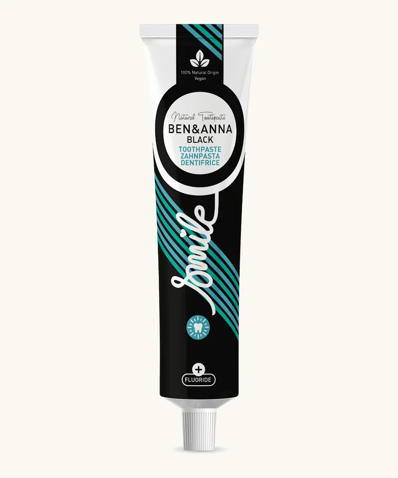 Ben & Anna Fluoride Toothpaste - Activated Charcoal 1