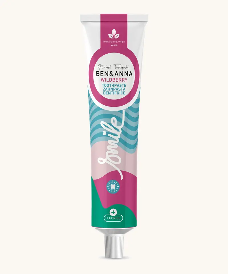 Ben & Anna Fluoride Toothpaste - Wild Berry 1