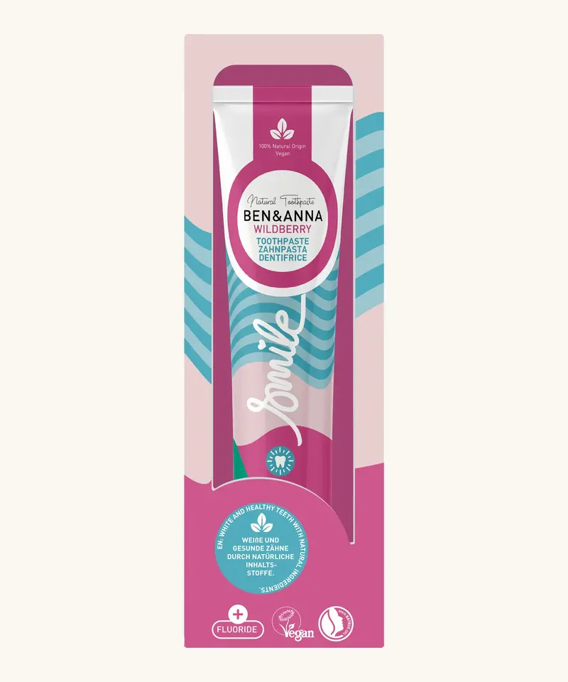 Ben & Anna Fluoride Toothpaste - Wild Berry 2