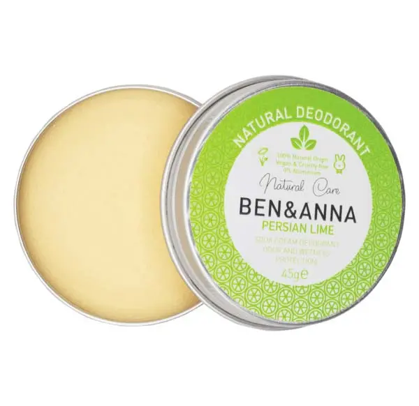 Ben & Anna Soda Cream Deodorant Tin Lime 1