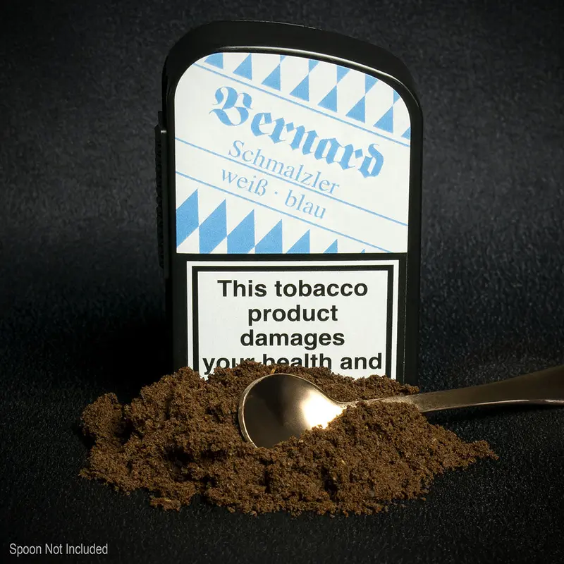 Bernard Schmalzler Weiss-Blau German Snuff (Menthol & Smokey) - 10G Dispenser 1