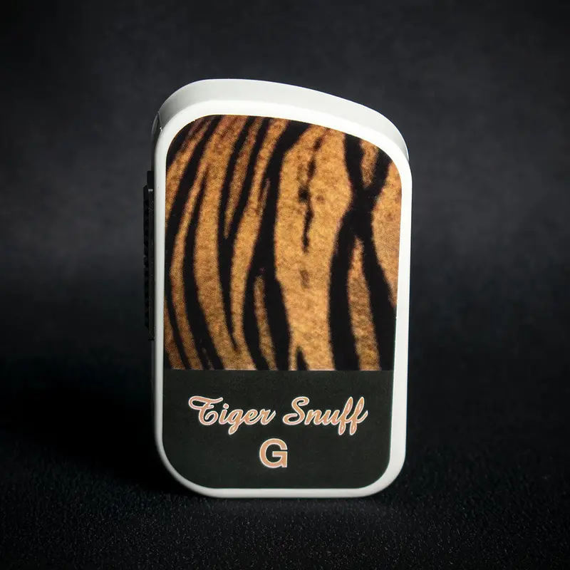 Bernard Tiger G German Snuff - 10G Dispenser (Guarana, Seet & Fruity) - Nicotine Free 2