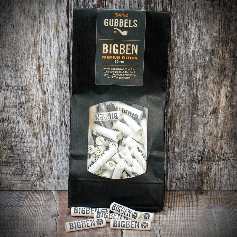 Big Ben 9Mm Pipe Filters - Bag Of 80 1