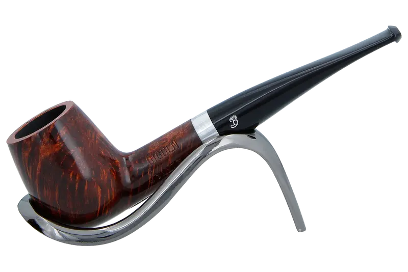 Big Ben Sylvia Tan Polish Briar Smoking Pipe -  Shape 808 1