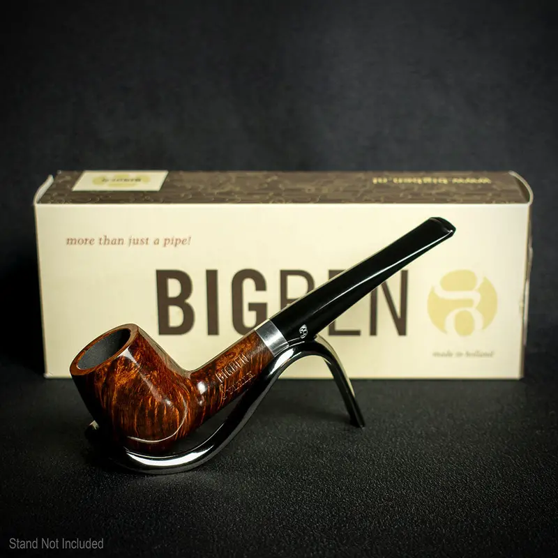Big Ben Sylvia Tan Polish Briar Smoking Pipe - Shape 808 2
