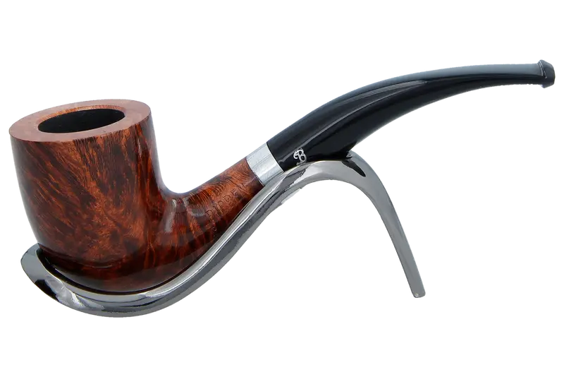 Big Ben Sylvia Tan Polish Briar Smoking Pipe -  Shape 855 1
