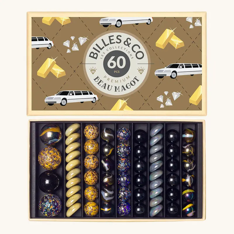 Billes & Co Beau Magot Marbles Box - 60 Pack 1