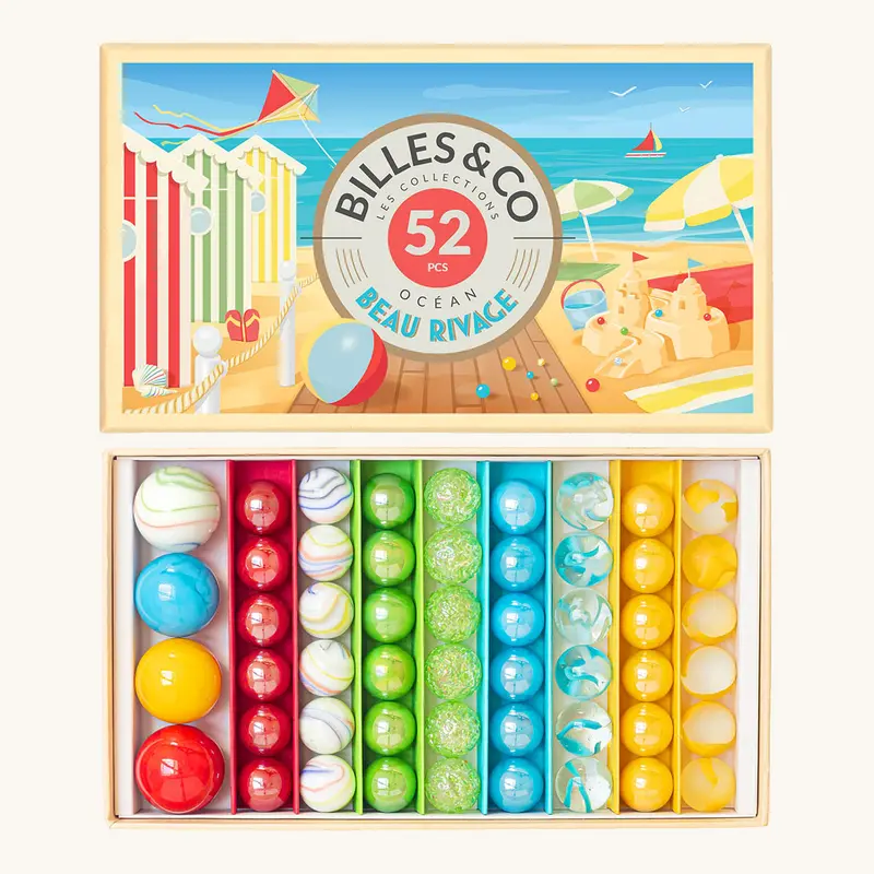Billes & Co Beau Rivage Marbles Box - 52 Pack 1