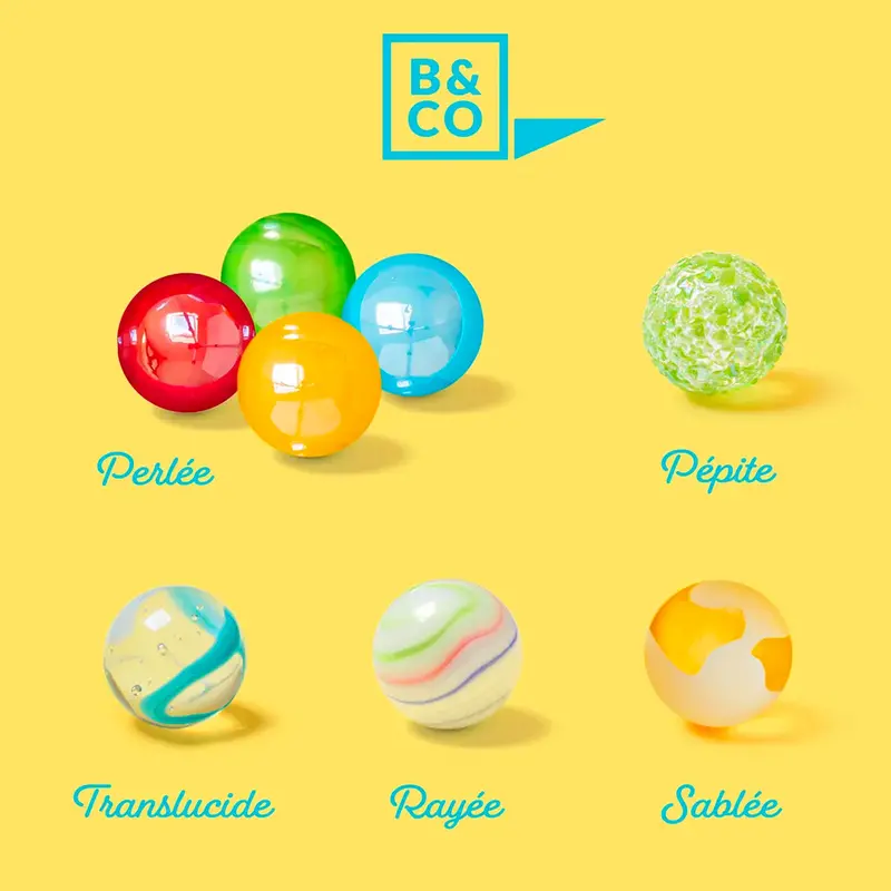 Billes & Co Beau Rivage Marbles Box - 52 Pack 2