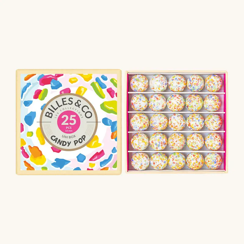 Billes & Co Candy Pop Marbles Uni Box - 25 Pack 1