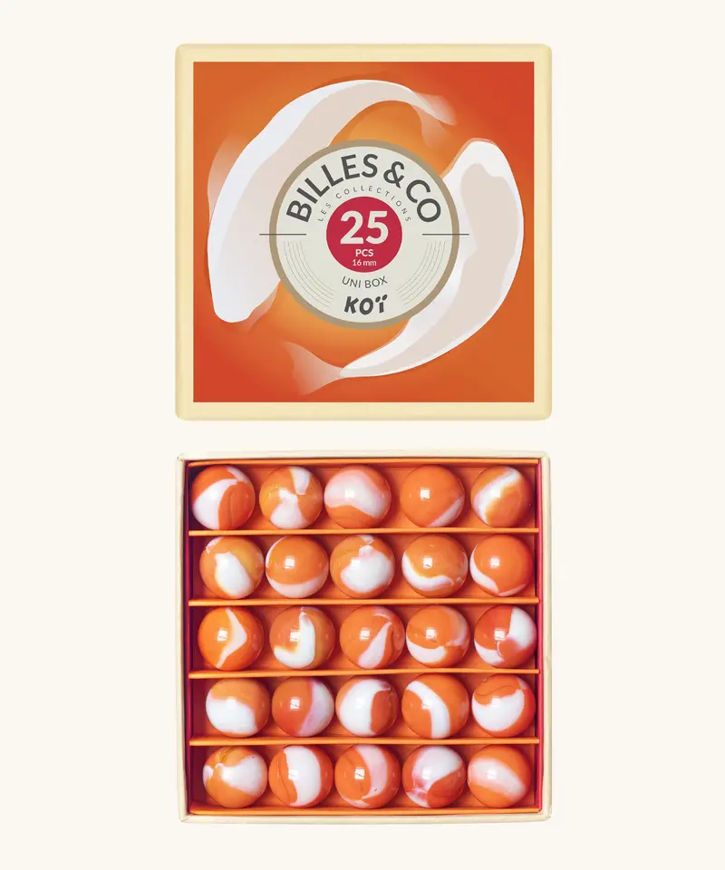 Billes & Co Koi Marbles Uni Box - 25 Pack 1