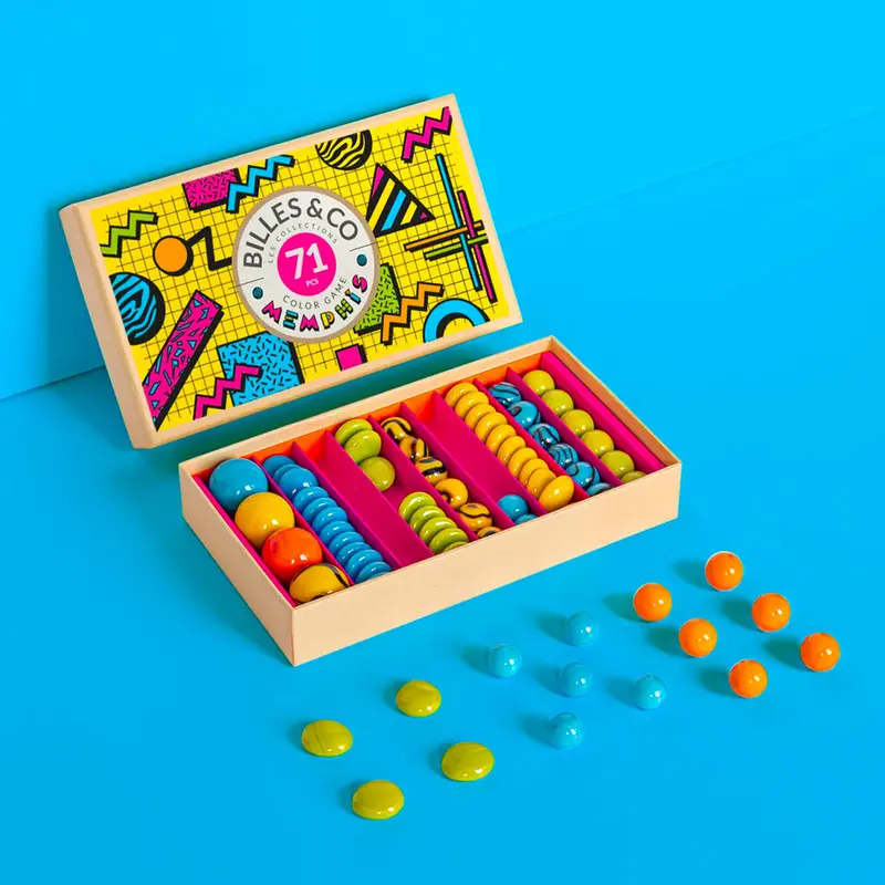 Billes & Co Memphis Marbles Box - 71 Pack 2