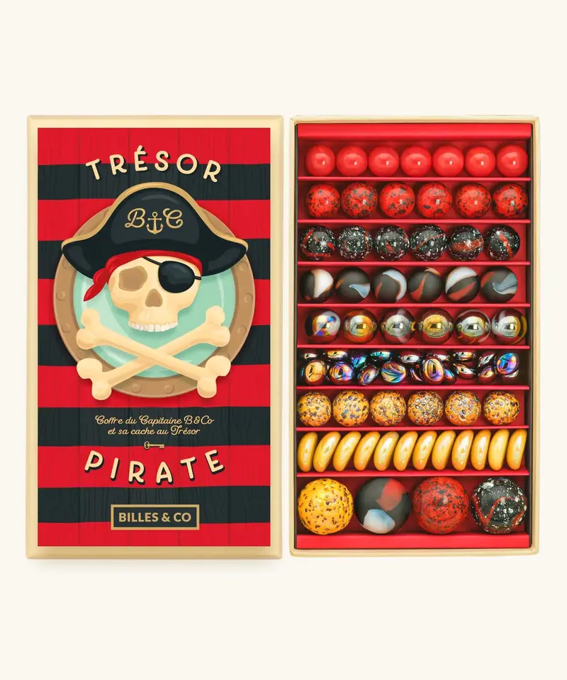 Billes & Co Pirate Treasure Marbles Box - 85 Pack 2