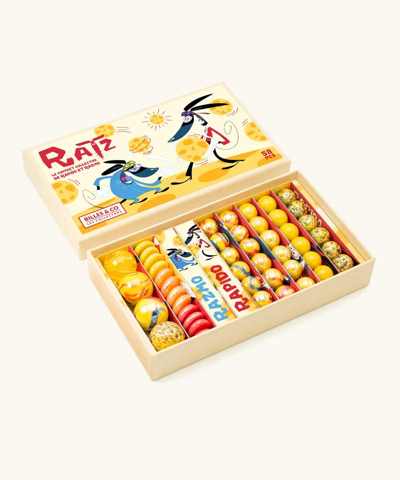 Billes & Co Ratz Marble Box - 58 Pack 1