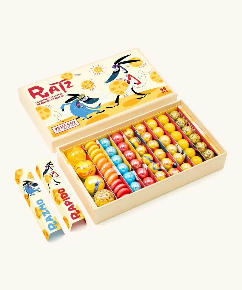 Billes & Co Ratz Marble Box - 58 Pack 2
