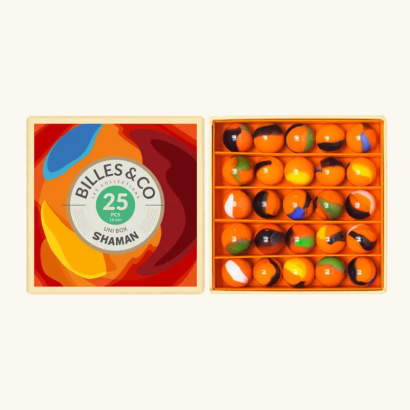 Billes & Co Shaman Marbles Uni Box - 25 Pack 1
