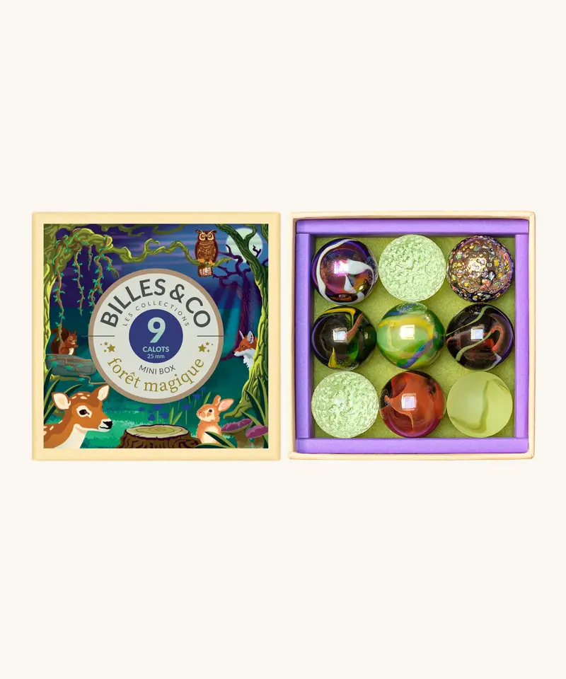 Billes & Co Shooter Marbles Mini Box - Magic Forest 1