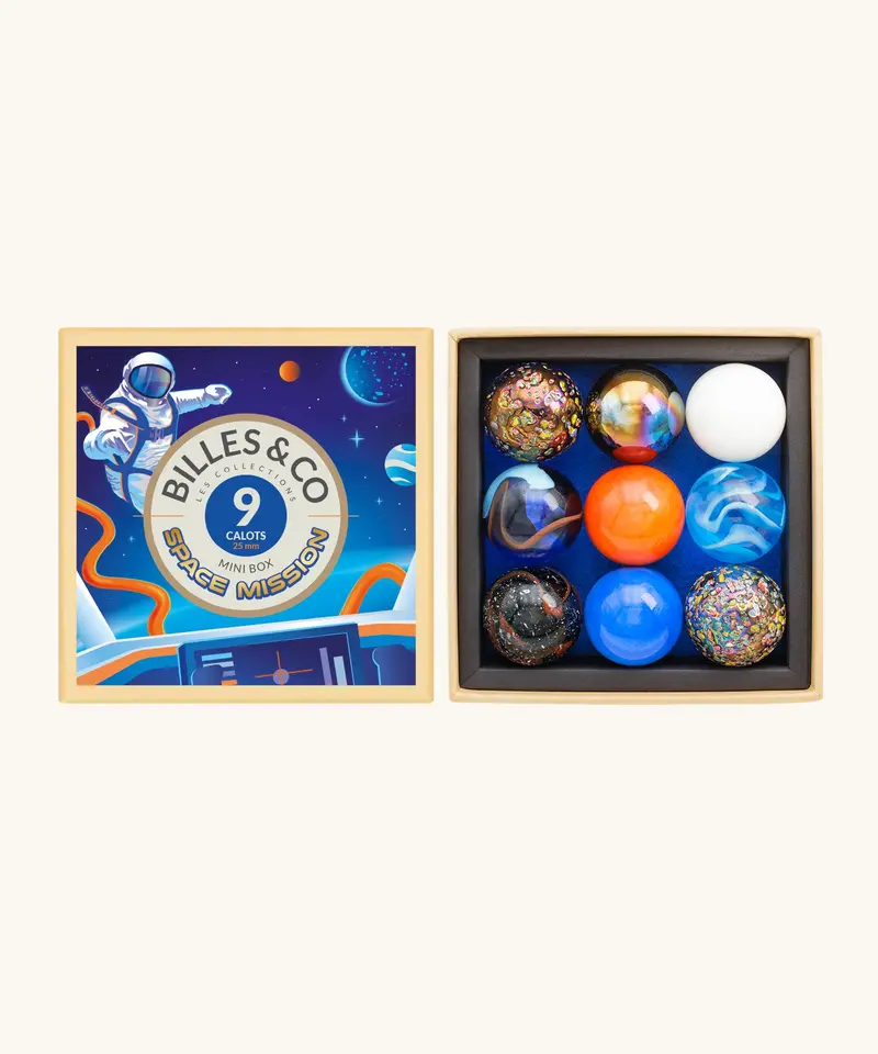 Billes & Co Shooter Marbles Mini Box - Space Mission 1