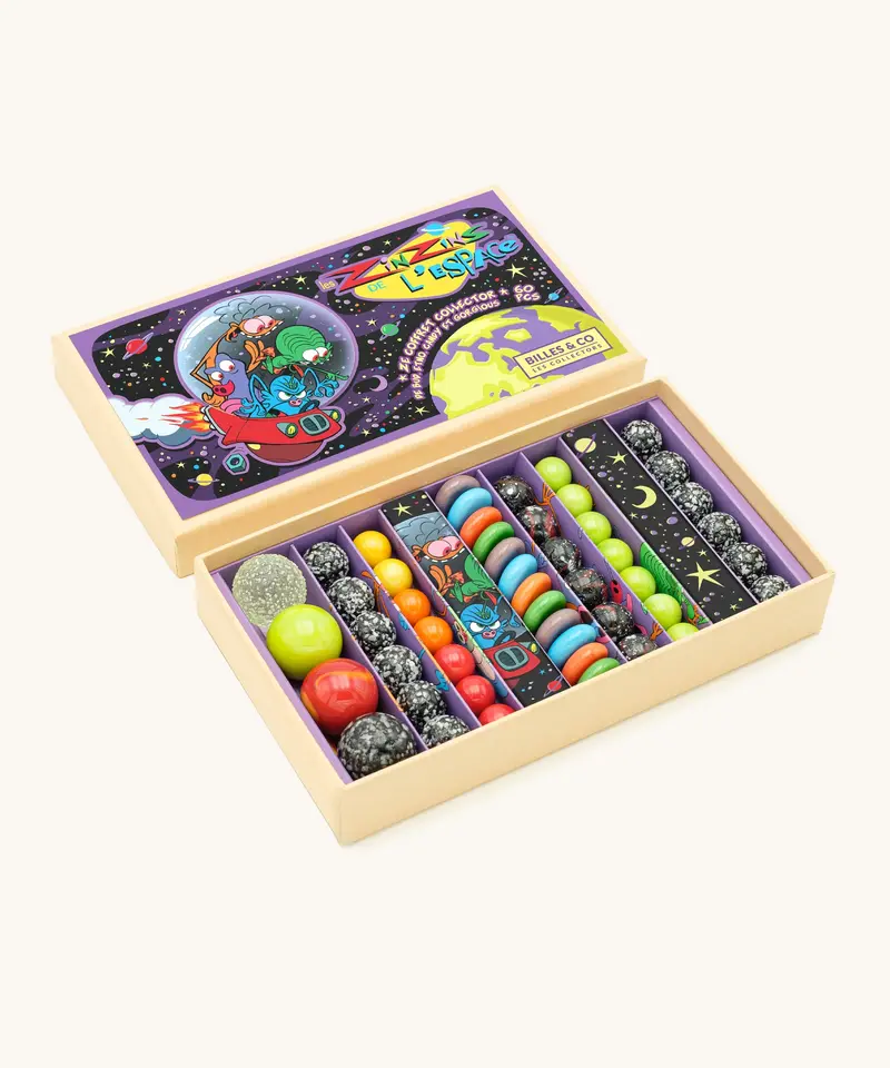 Billes & Co Space Goofs Marble Box - 60 Pack 1