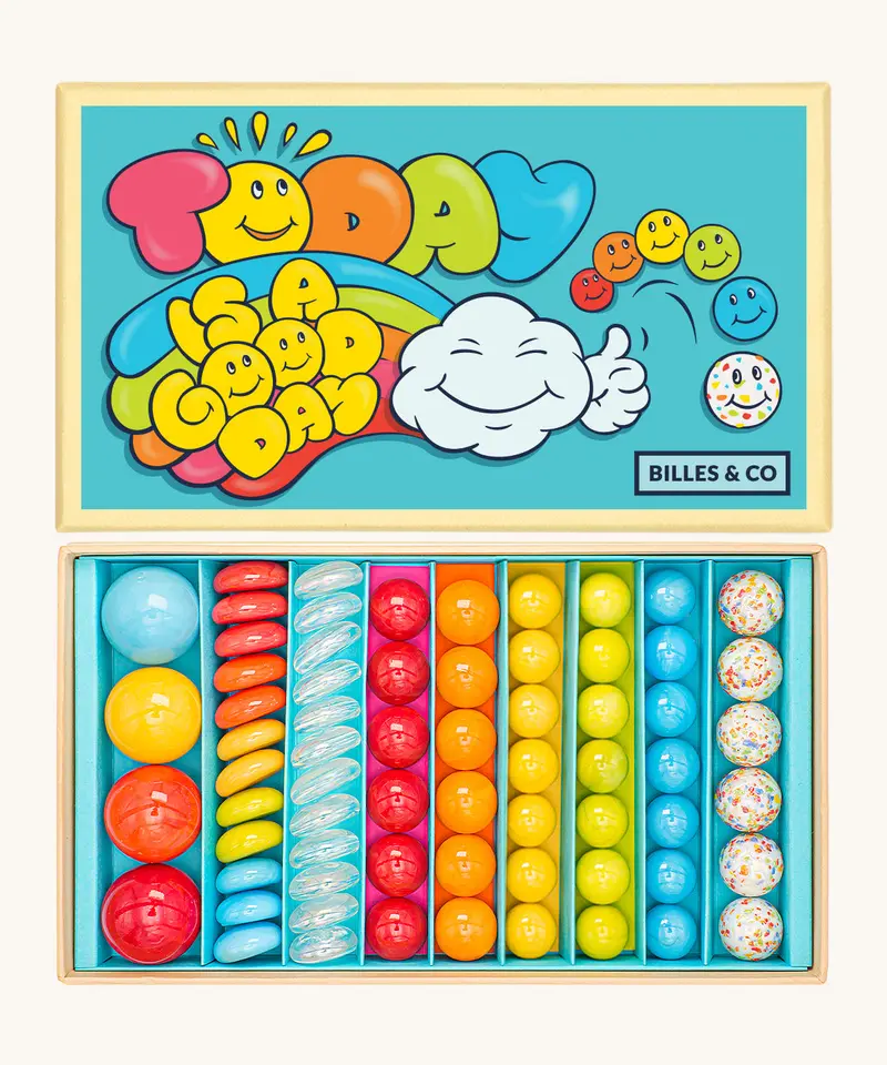 Billes & Co Today Is A Good Day Marble Box - 67 Pack 2