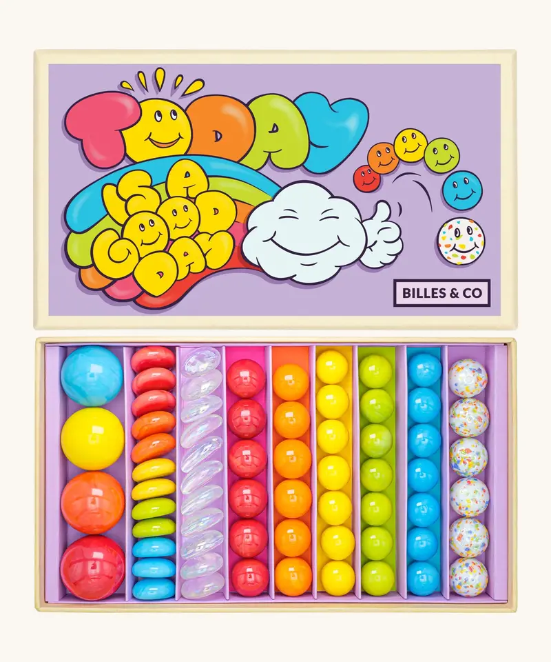 Billes & Co Today Is A Good Day Marble Box - 67 Pack 2
