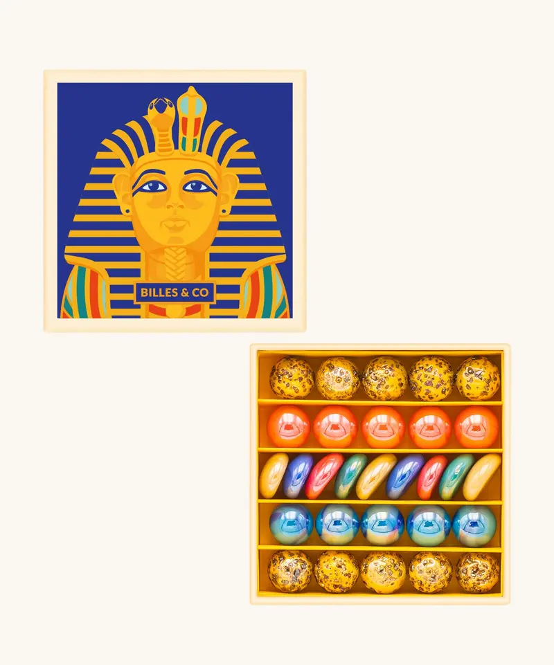 Billes & Co Tutankhamun Marbles Mini Box - 29 Pack 1