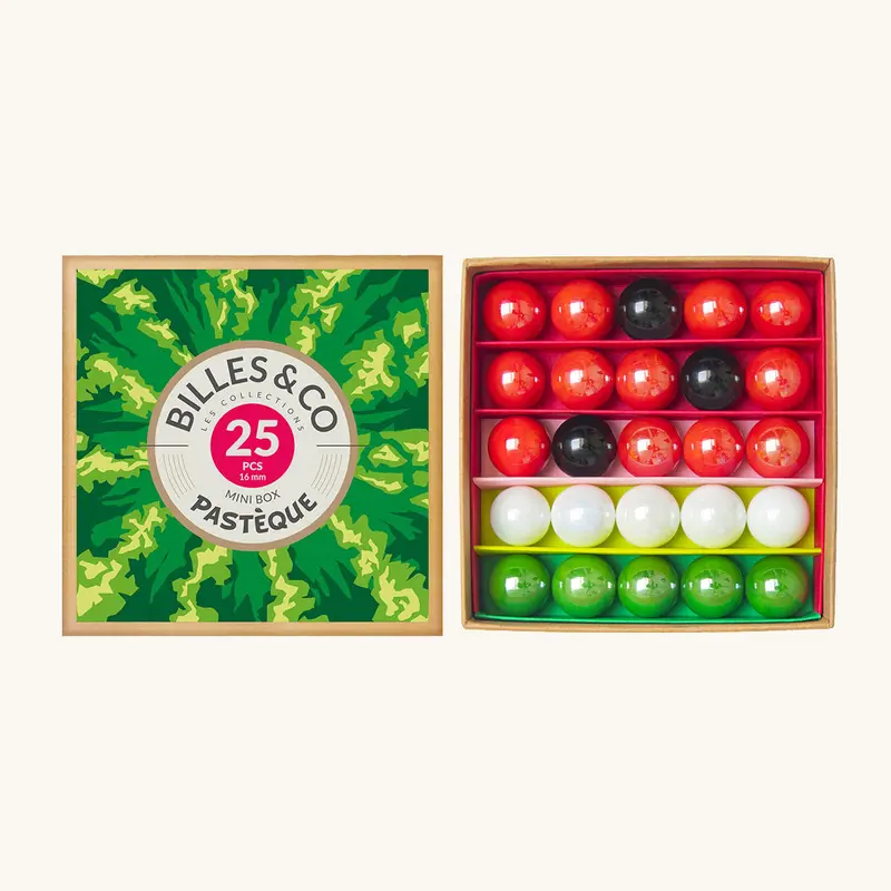 Billes & Co Watermelon Marbles Mini Box - 25 Pack 1