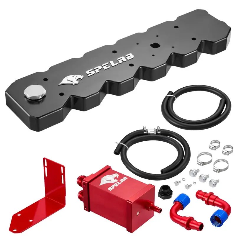 Billet Aluminum Valve Cover For 2003-2005 Dodge Ram 2500/3500 5.9L Diesel | Spelab 3