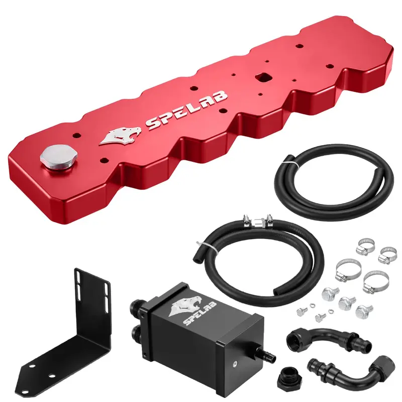Billet Aluminum Valve Cover For 2003-2005 Dodge Ram 2500/3500 5.9L Diesel | Spelab 5