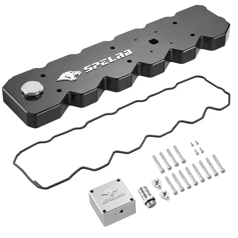Billet Aluminum Valve Cover For 2003-2005 Dodge Ram 2500/3500 5.9L Diesel | Spelab 7