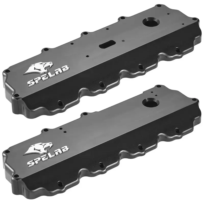 Billet Aluminum Valve Cover For 2004.5-2007 Ford F250 F350 F450 F550 6.0L Powerstroke | Spelab 1