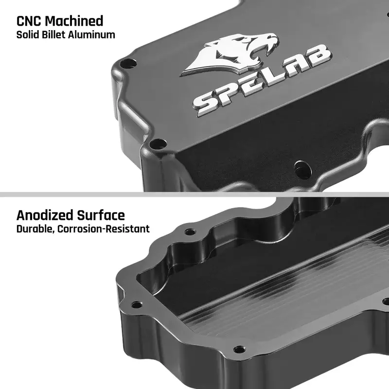 Billet Aluminum Valve Cover For 2004.5-2007 Ford F250 F350 F450 F550 6.0L Powerstroke | Spelab 3