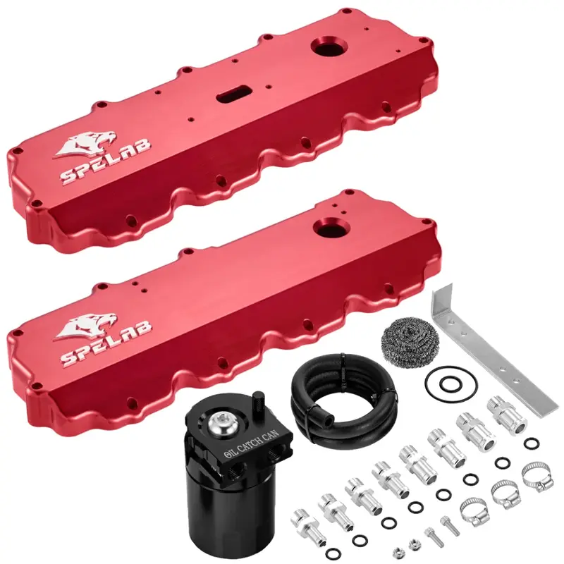 Billet Aluminum Valve Cover For 2004.5-2007 Ford F250 F350 F450 F550 6.0L Powerstroke | Spelab 4