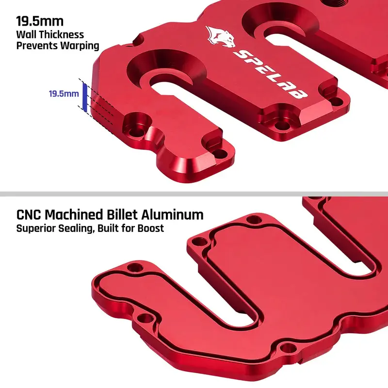 Billet Aluminum Valve Cover For 2004.5-2010 Gm Lly Lbz Lmm Chevrolet/Gmc 2500Hd 3500Hd 6.6L Duramax | Spelab 3