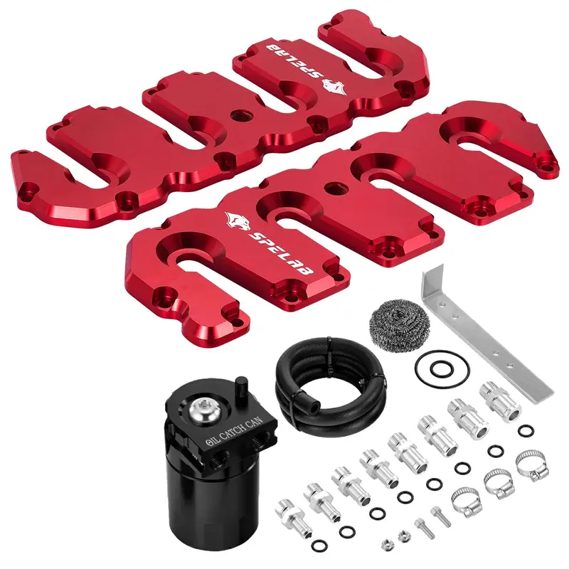 Billet Aluminum Valve Cover For 2004.5-2010 Gm Lly Lbz Lmm Chevrolet/Gmc 2500Hd 3500Hd 6.6L Duramax | Spelab 4