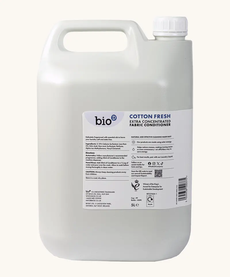 Bio-D Concentrated Fabric Conditioner - 5L 4