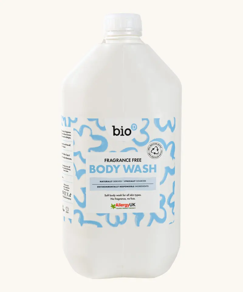 Bio-D Fragrance-Free Body Wash - 5L Refill 1